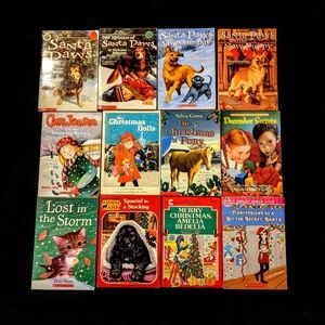 Christmas Chapter Book Lot of 12 (Girl themed) Ages 8-12